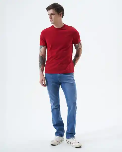 Camiseta Hombre Rojo Talla L 840C000 Americanino