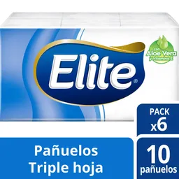 Elite Pañuelos Triple Hoja Aloe Vera 