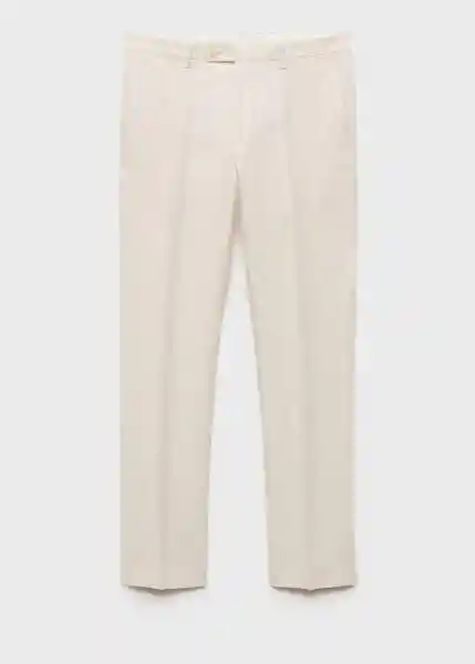 Pantalón Amalfi Crudo Talla 48 Hombre Mango