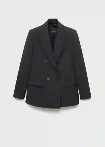 Blazer Americana Irise Gris Oscuro Vigoré Talla M Mujer Mango