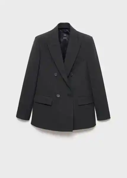 Blazer Americana Irise Gris Oscuro Vigoré Talla M Mujer Mango