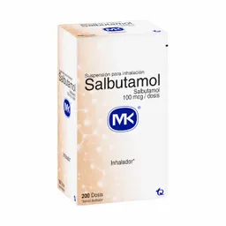 Mk Salbutamol Inhalador (100 mcg)