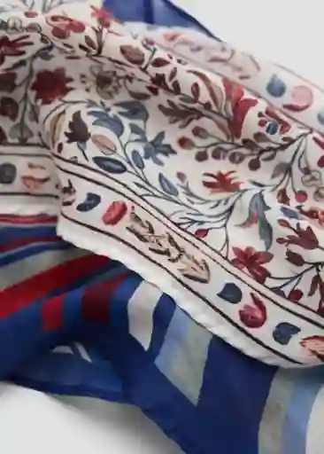 Pañuelo Rhombus Crudo Talla 99 Mujer Mango