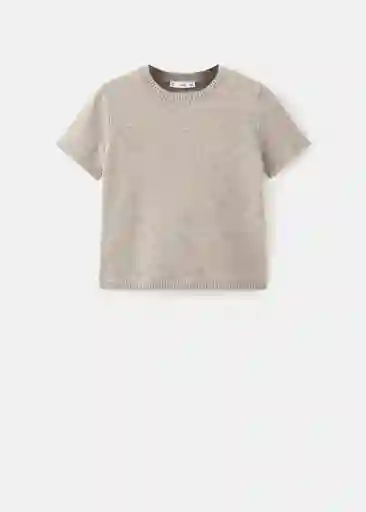 Saco Jersey Nekka Piedra Talla L Mujer Mango