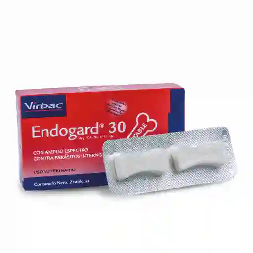 Endogard Desparasitante 30 Para Perros Grandes
