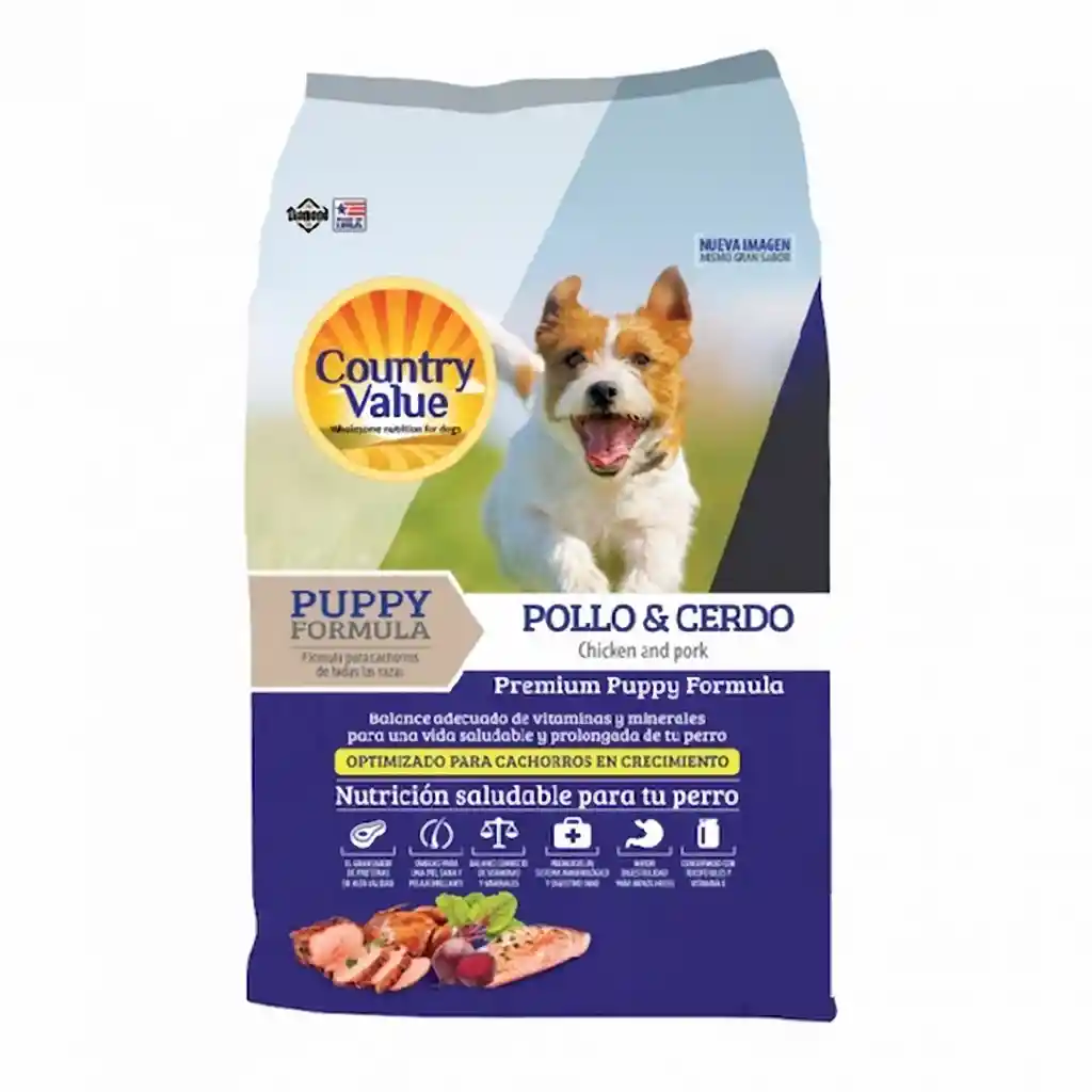 Country Value Cachorros Sabor Pollo