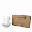 Ambiente Gourmet Set Café Klassik Con Plato Capacidad 120 cc