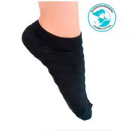 Calceta Lineas 3d Mujer Cocoon Azul Talla 9-11