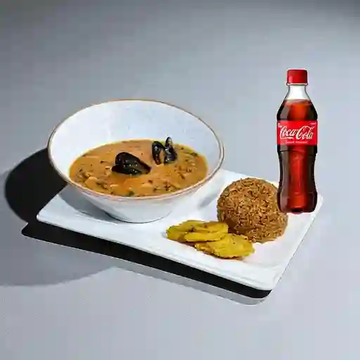 Combo Cazuela de Mariscos + Coca Cola Original 400 ml