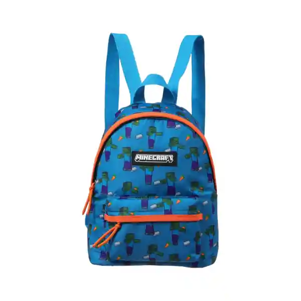 Maleta Escolar Serie Minecraft Azul Miniso