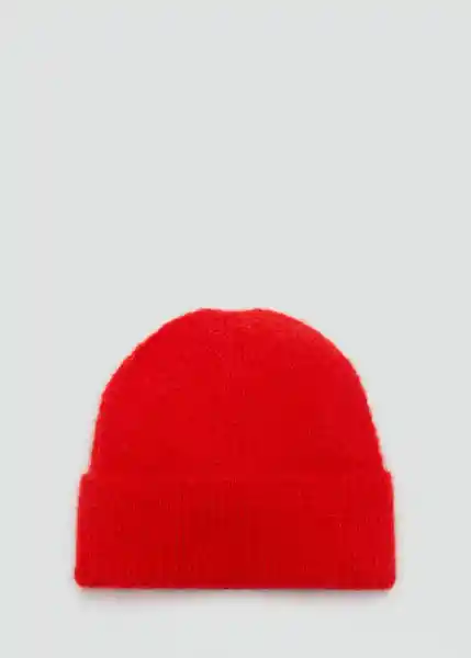 Gorro Mohi Rojo Mujer Mango