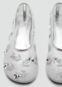 Zapatos Mel Plata Talla 39 Mujer Mango