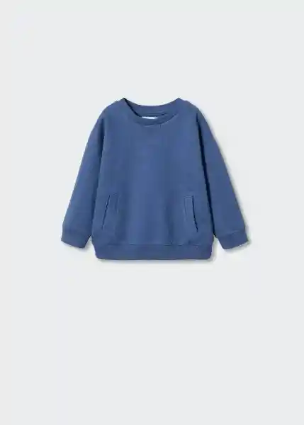 Sudadera Pablo Azul Talla 71 Niños Mango