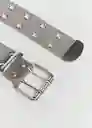 Cinturón Miley Plata Talla M Mujer Mango