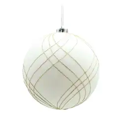 Navilandia Bola Blanco Líneas Cruzadas 15 cm