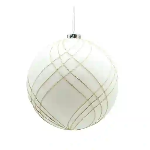 Navilandia Bola Blanco Líneas Cruzadas 15 cm