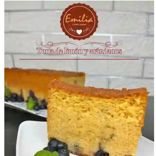 Torta Artesanal Limon y Arandanos