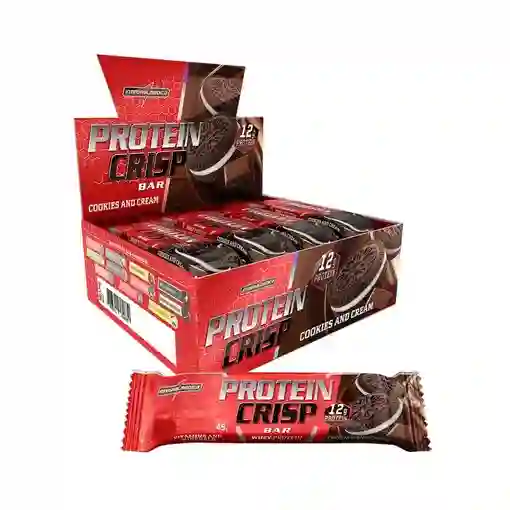 Barra de Proteína Crispy Cookies And Cream - Integralmedica