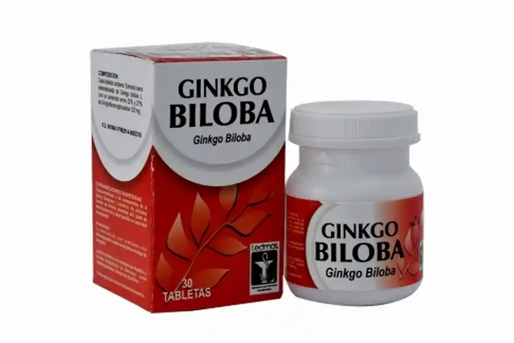 Ginkgo Biloba Caja X 30 Tabletas