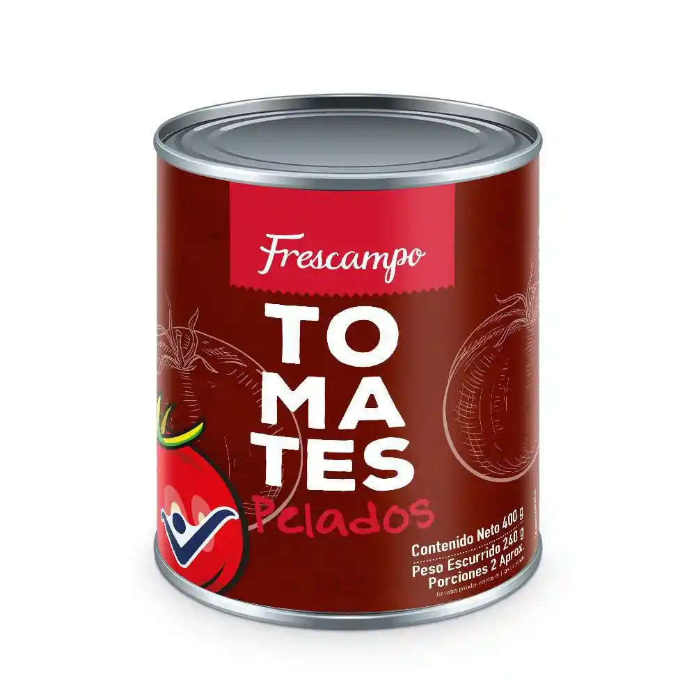 Frescampo Tomate en Lata Pelado 
