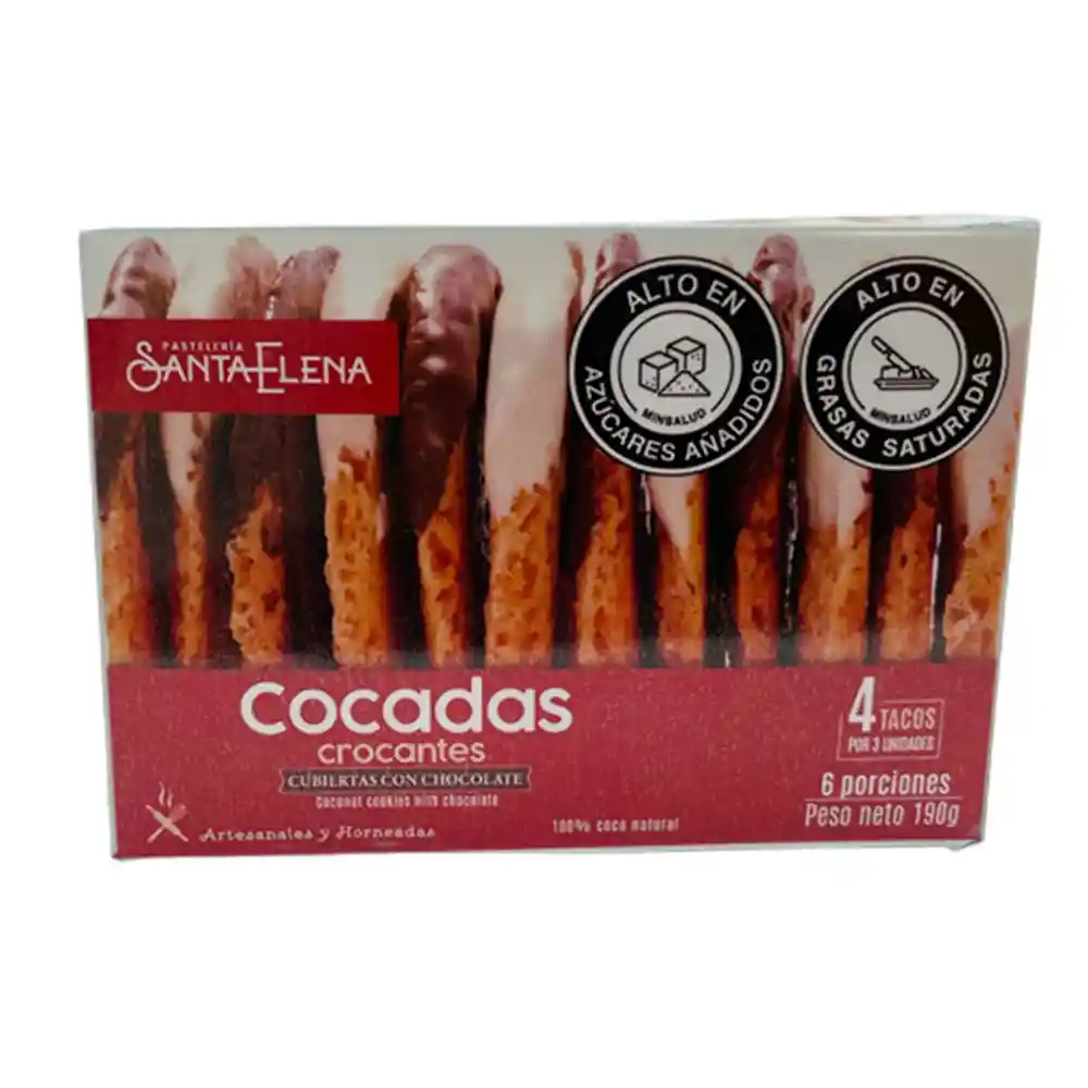 Cocadas Chocolate Santa Elena 190 Gr