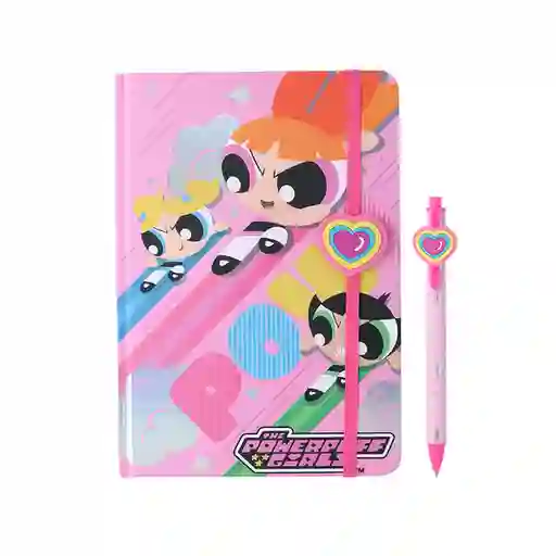 Cuaderno Con Pluma Serie Las Chicas Superpoderosas Miniso