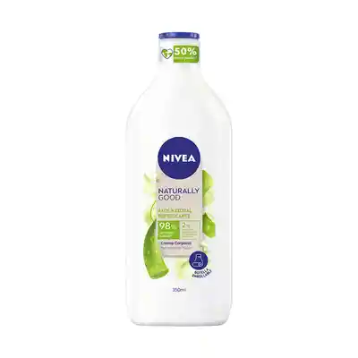 Nivea Crema Corporal Naturally Good con Aloe Vera Piel Normal