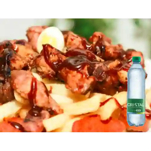 Combo Costipapas + Agua Cristal con Gas