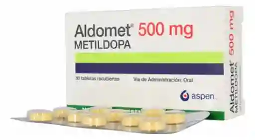 Aldomet Frosst 500Mg X 30 Tabletas Metildopa