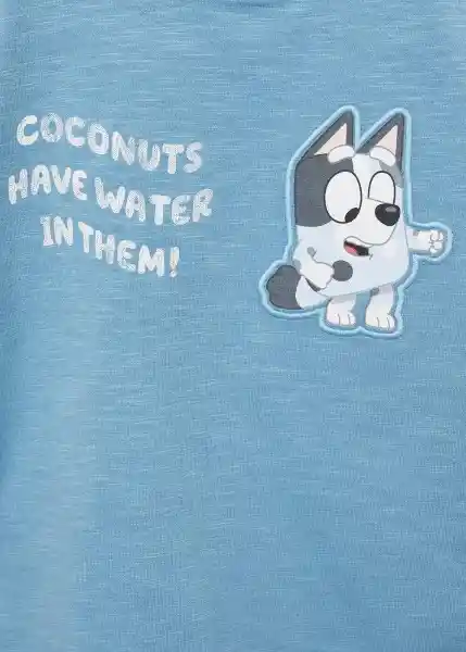 Camiseta Blucoco Azul Talla 67 Niños Mango