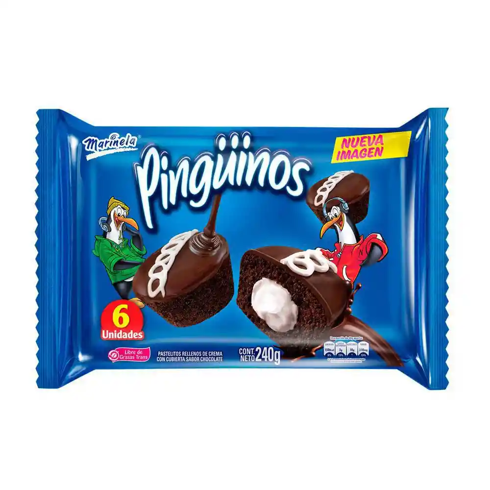 Pinguinos Marinela Torta