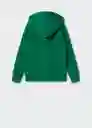 Sudadera Street Verde Talla 10 Niños Mango