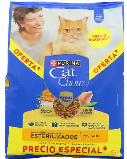 Cat Chow Comida Para Gatos Purina Esterilizados