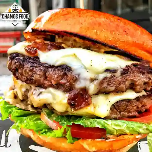 Hamburguesa Doble Res Mozzarella