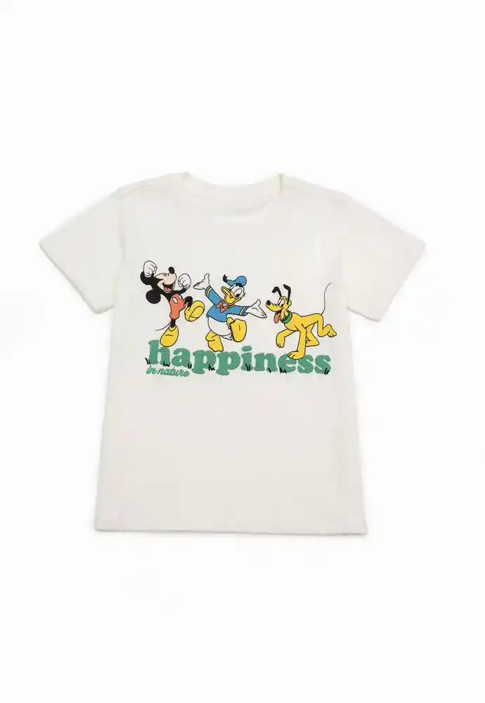 Camiseta Manga Corta 2t-ivory