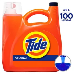 Detergente Líquido Tide Original Ropa Blanca y de Color 3.9 L