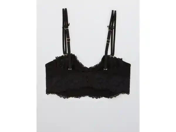 American Eagle Brasier Aerie Real Power Negro Real Talla 36 C