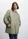 Anorak Onion Khaki Talla 18 Mujer Mango