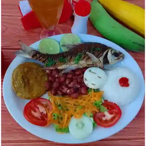 Bandeja con Bocachico