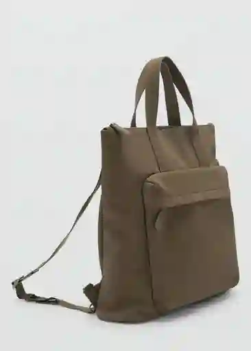 Mochila Totepack Khaki Talla 99 Hombre Mango