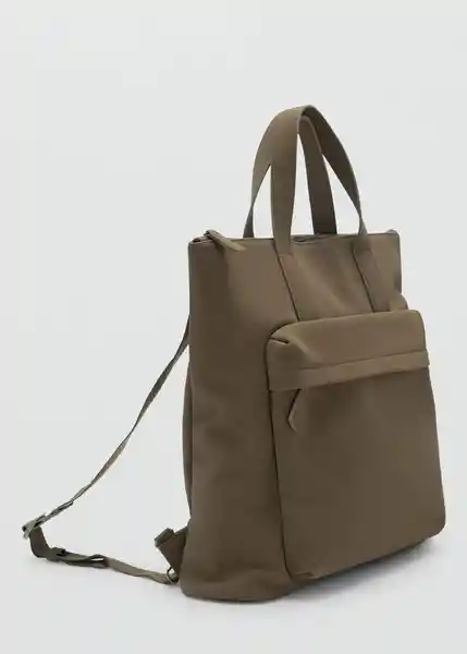 Mochila Totepack Khaki Talla 99 Hombre Mango