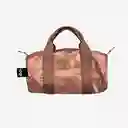 Loqi Bolsa Duffel Pequeño Ligero Rosa Metalizado