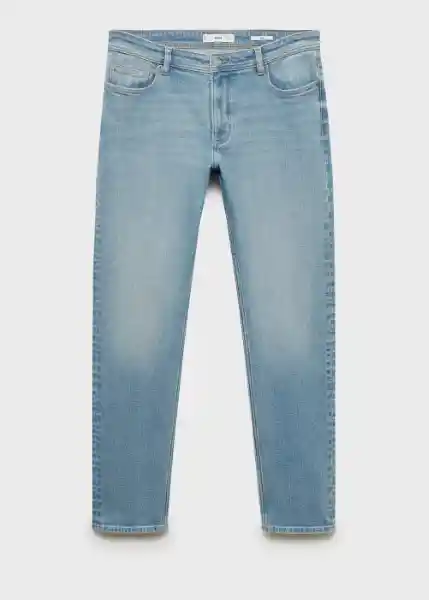 Jean Jan Tejano Claro Talla 40 Hombre Mango