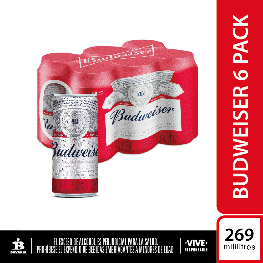 Budwaiser Raspberry Budweiser Cerveza Lager Americana en Lata Precio - Rappi