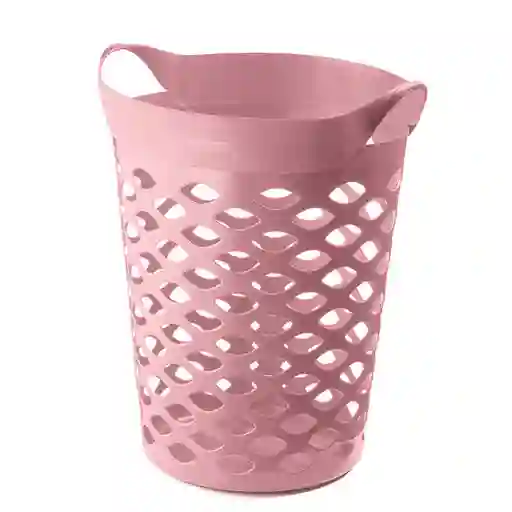 San Remo Cesta Hamper Circular Rosado 44 L