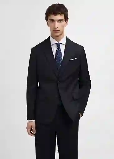 Blazer Americana Turin Navy Talla 56 Hombre Mango