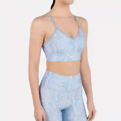 Reebok Top Id Train Aop Para Entrenamiento Mujer Azul Talla M