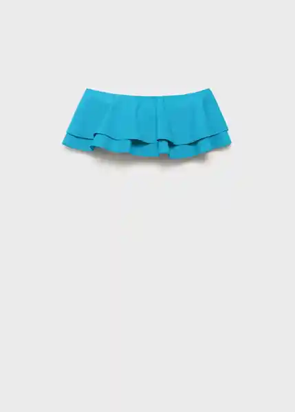 Top Daiquiri Azul Talla S Mujer Mango