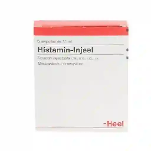 Histamin Injeel Medicamento Homeopático 5 Ampollas