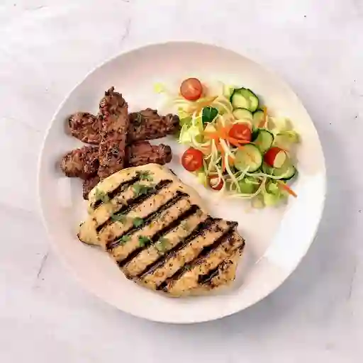 Pechuga Y Carne+Ensalada Mixta